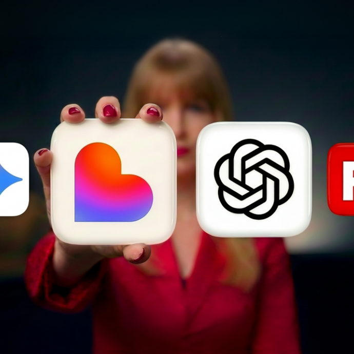 Logoicons verschiedener KI-Tools