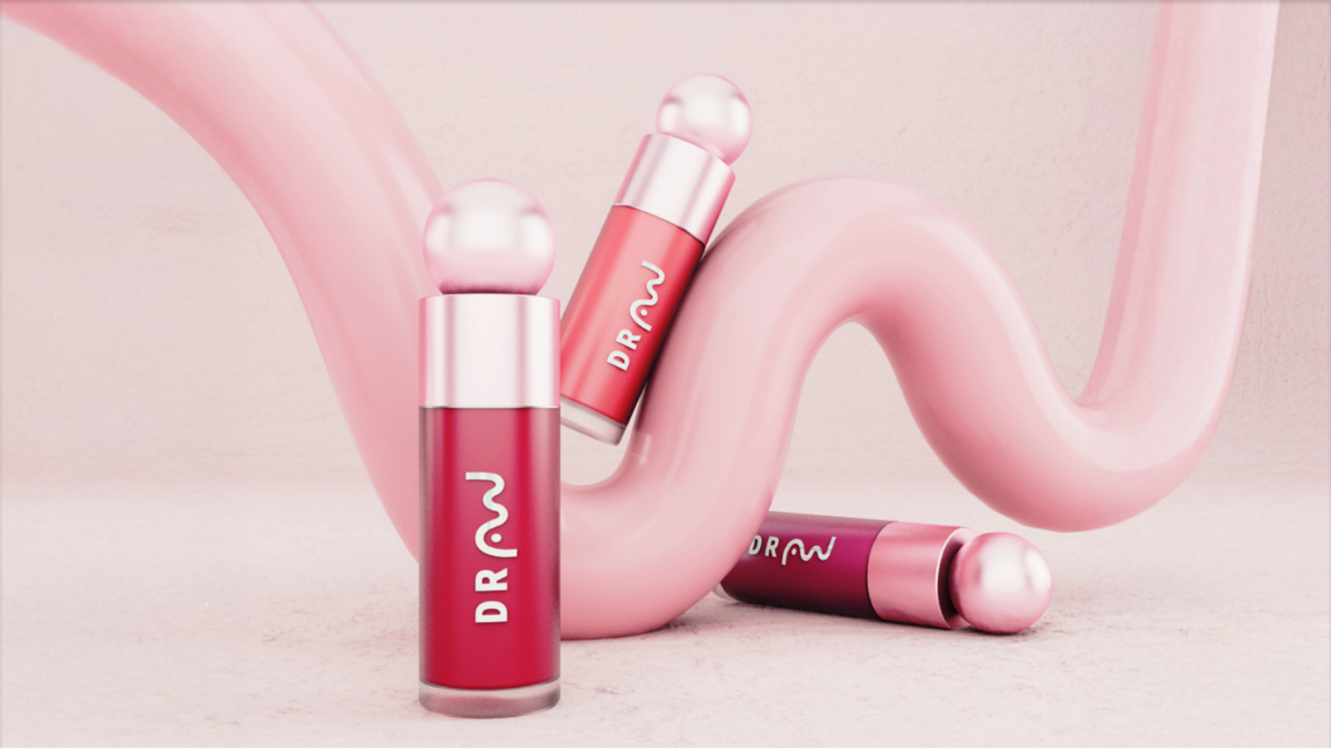 3D Visualisierung Keyvisual Kosmetik, Beautymarke